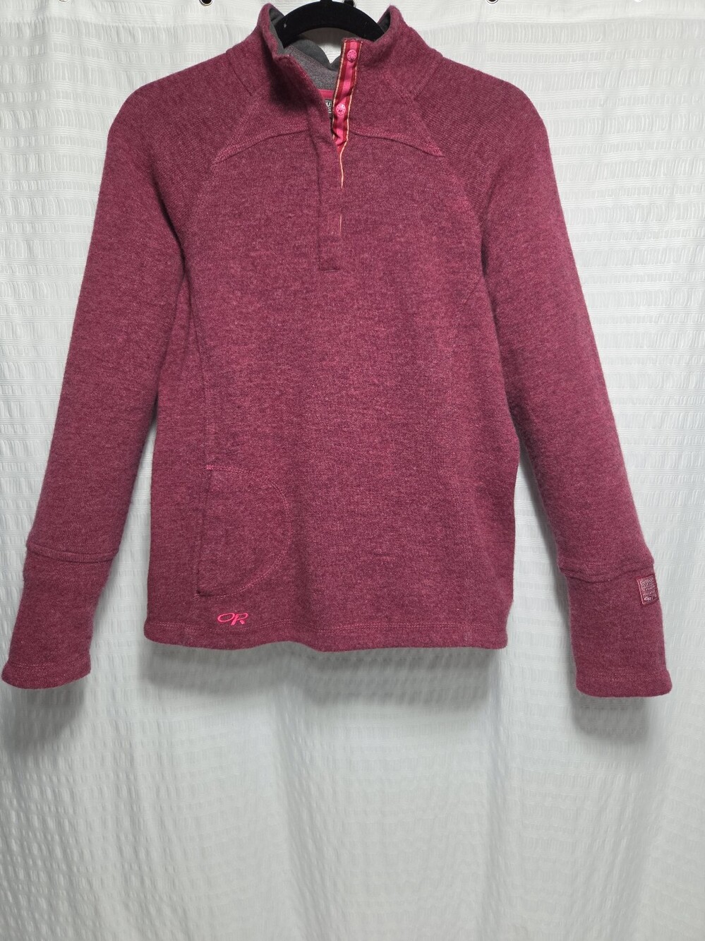 Outdoor Research Women's Cresent Fleece Snap-Neck Pullover. Size S
